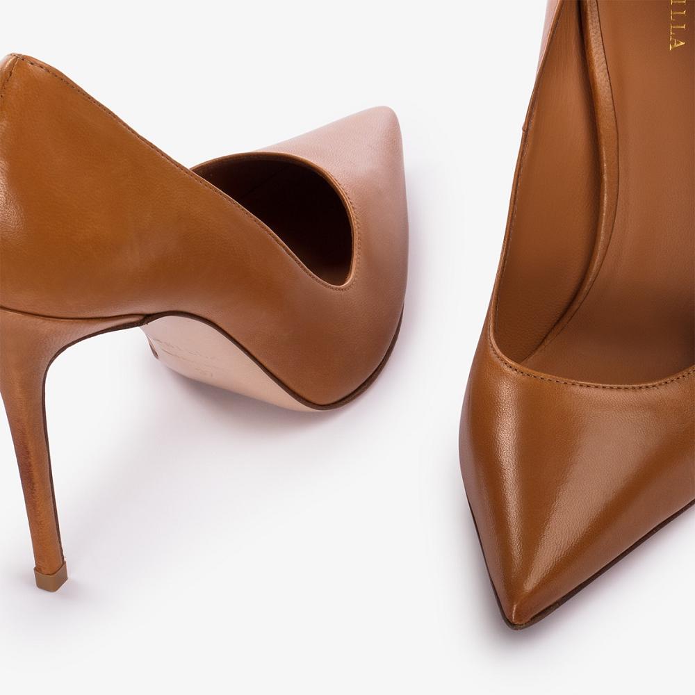 Brown Le Silla EVA PUMP 100 mm | USA_LS12215