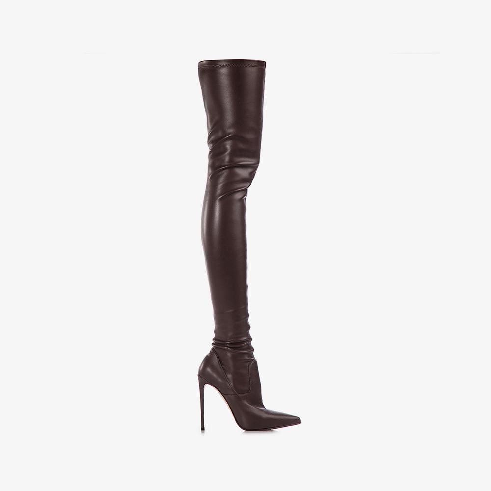 Brown Le Silla EVA THIGH-HIGH BOOT 120 mm | USA_LS27676