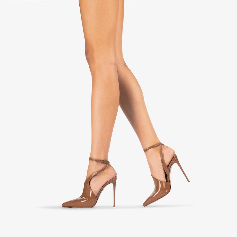 Brown Le Silla FUTURA PUMP 120 mm | USA_LS69652