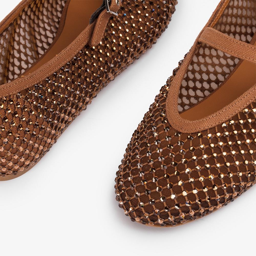 Brown Le Silla GILDA BALLET FLAT | USA_LS36923