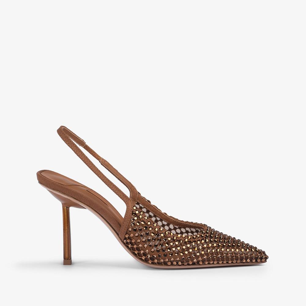 Brown Le Silla GILDA SLINGBACK 80 mm | USA_LS77966