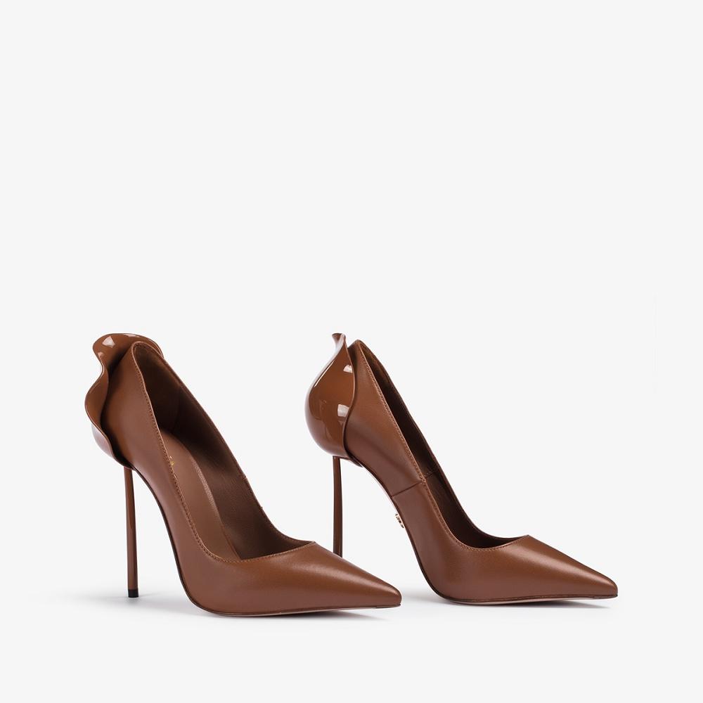 Brown Le Silla LES NUANCES PETALO PUMP 120 mm | USA_LS62352