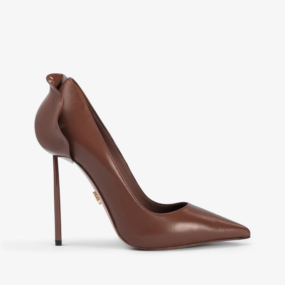 Brown Le Silla LES NUANCES PETALO PUMP 120 mm | USA_LS62352