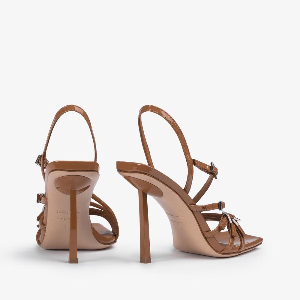 Brown Le Silla SCARLET SANDAL 95 mm | USA_LS16739