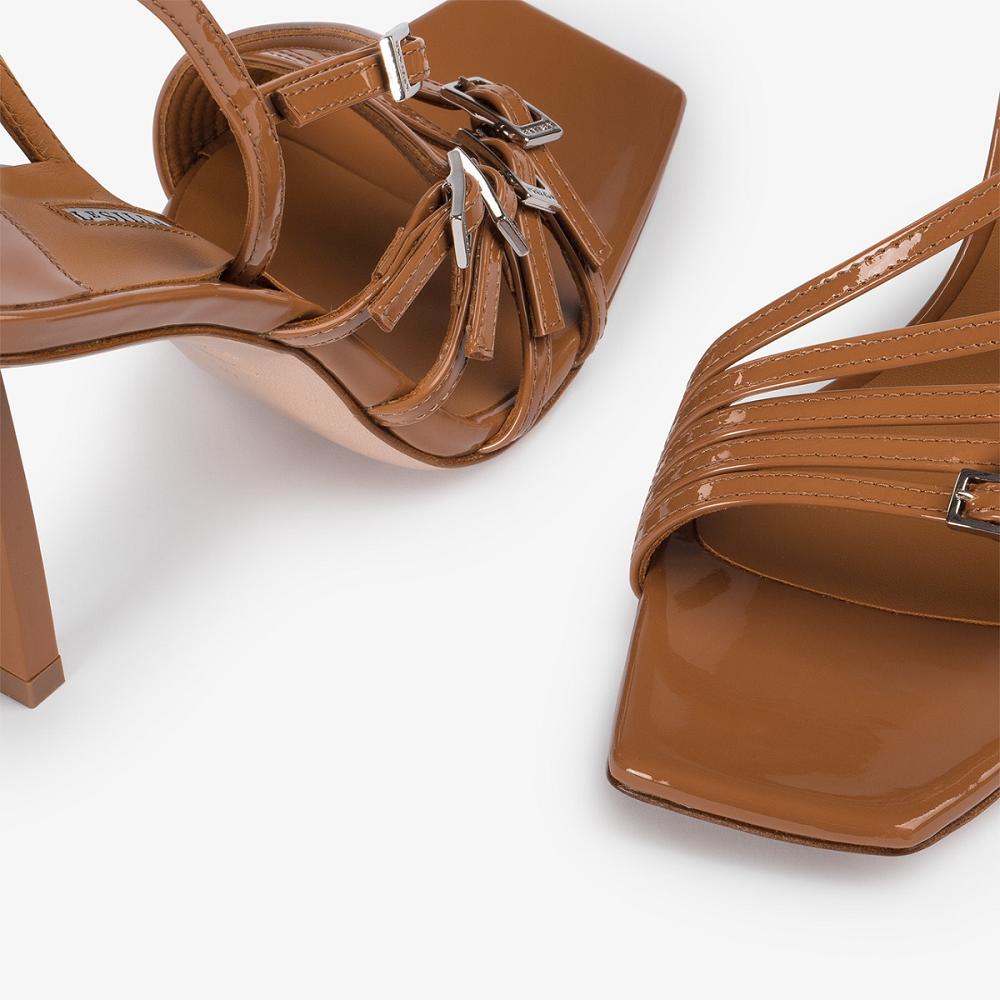 Brown Le Silla SCARLET SANDAL 95 mm | USA_LS16739