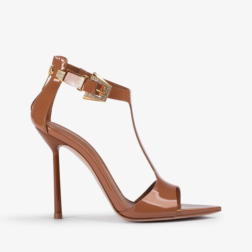 Brown Le Silla TESS SANDAL 110 mm | USA_LS99223