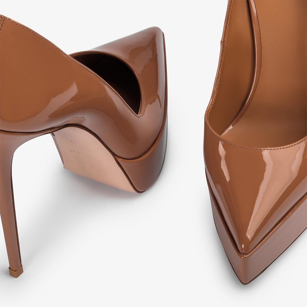 Brown Le Silla UMA PUMP 140 mm | USA_LS27488