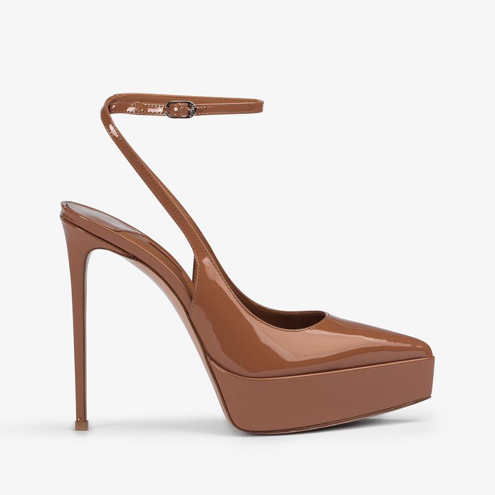 Brown Le Silla UMA SLINGBACK 140 mm | USA_LS82066