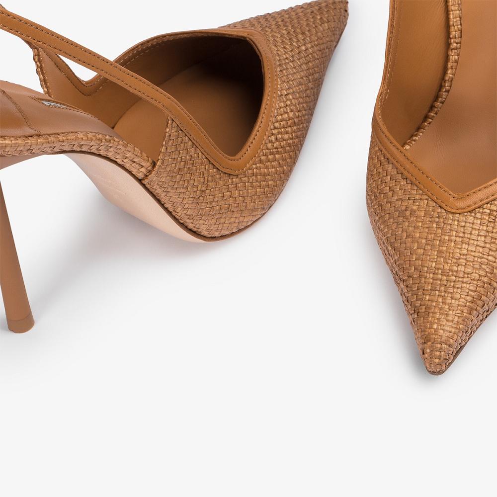 Brown Le Silla VIVIENNE SLINGBACK 100 mm | USA_LS59475