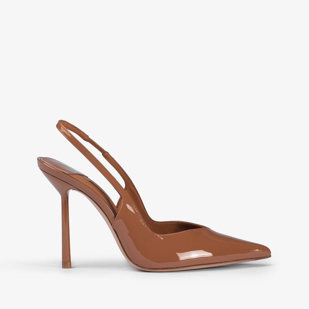 Brown Le Silla VIVIENNE SLINGBACK 100 mm | USA_LS57822