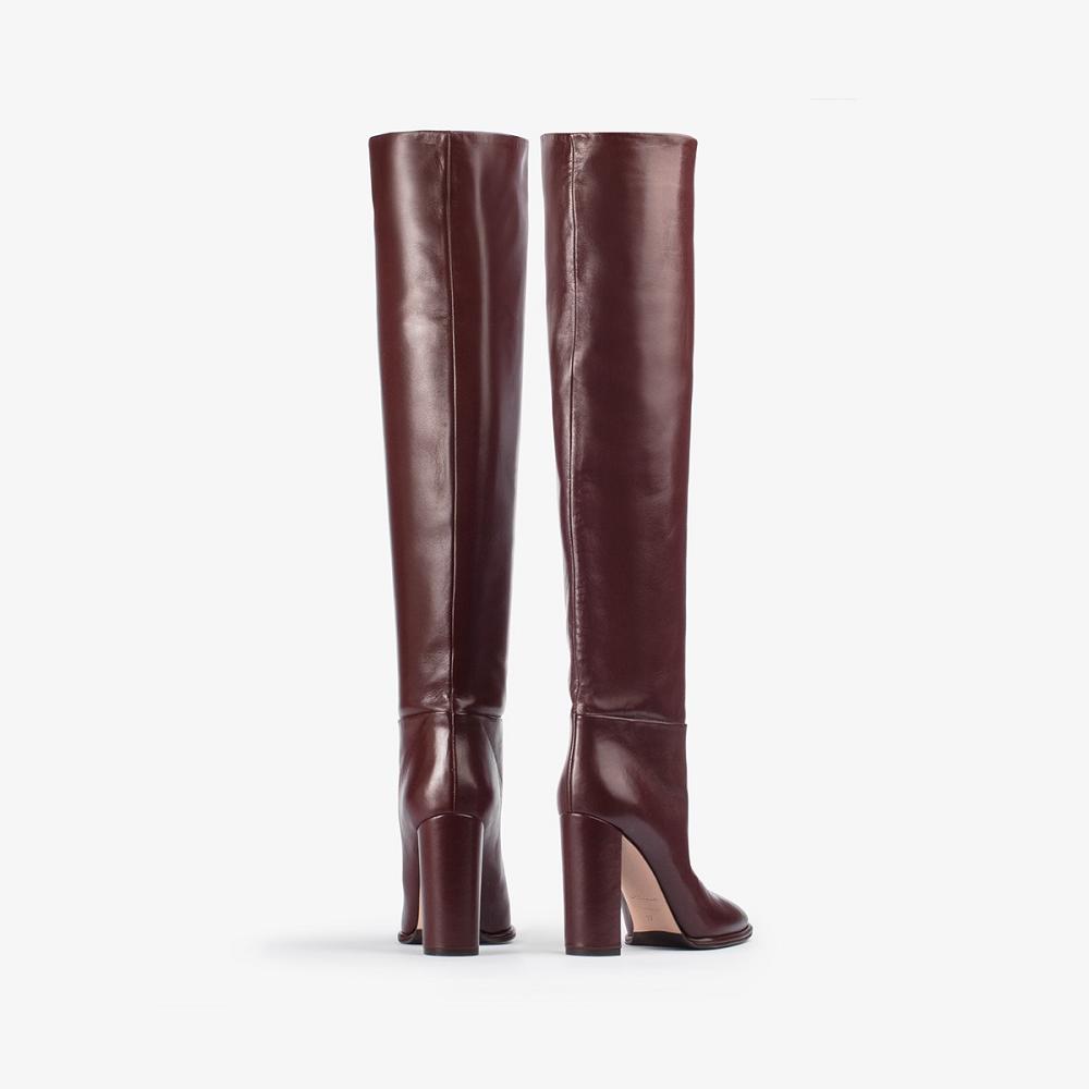 Dark Chocolate Brown Le Silla ELSA BOOT 110 mm | USA_LS88267