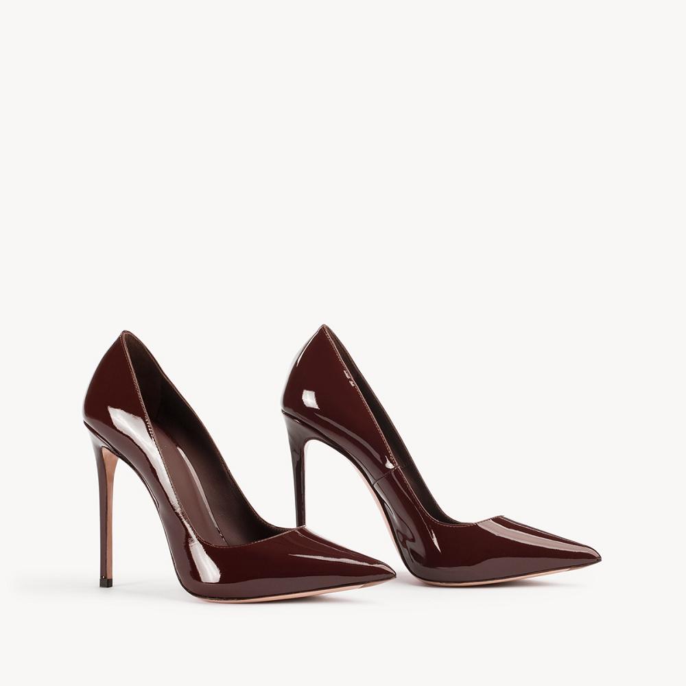 Dark Chocolate Brown Le Silla EVA PUMP 120 mm | USA_LS92373