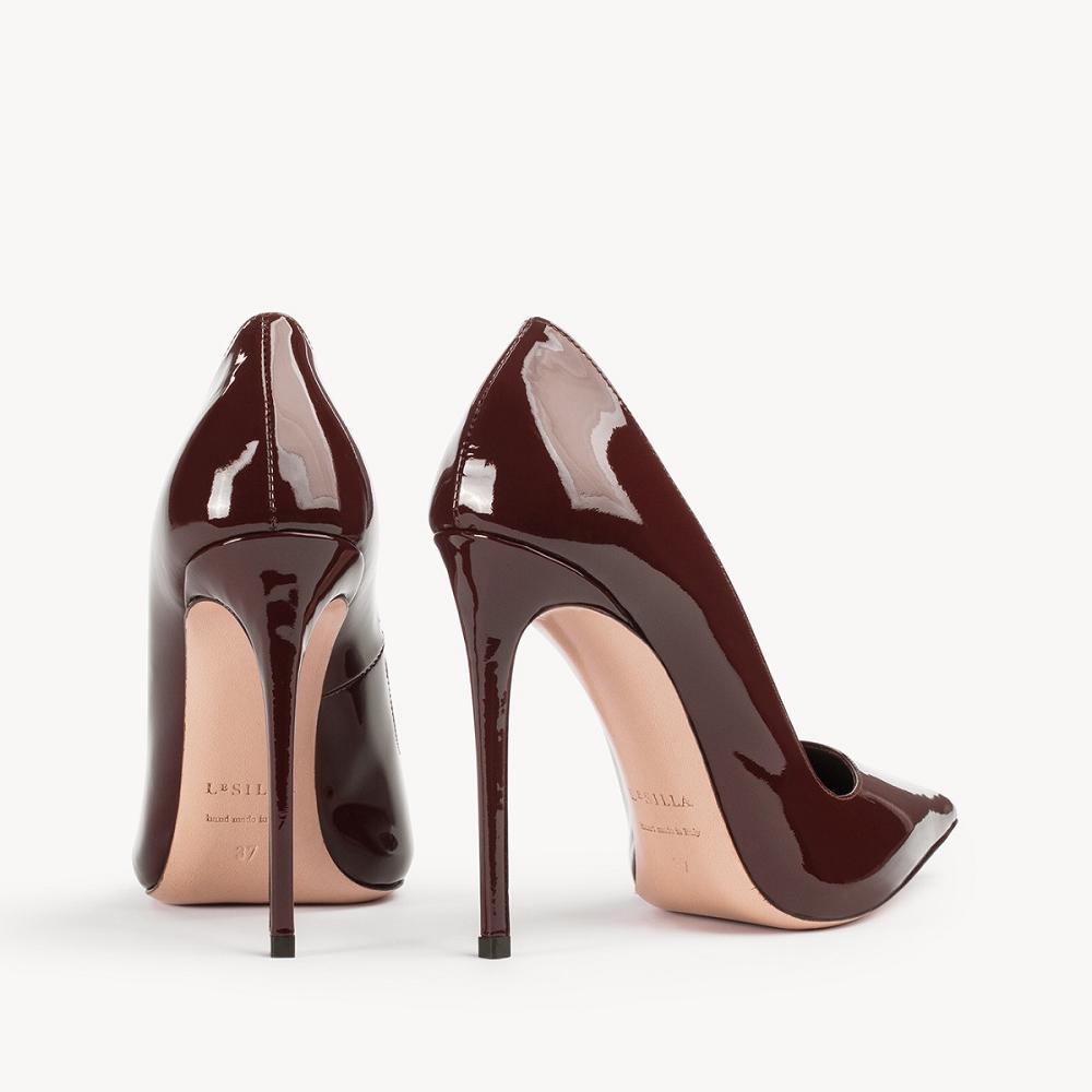 Dark Chocolate Brown Le Silla EVA PUMP 120 mm | USA_LS92373