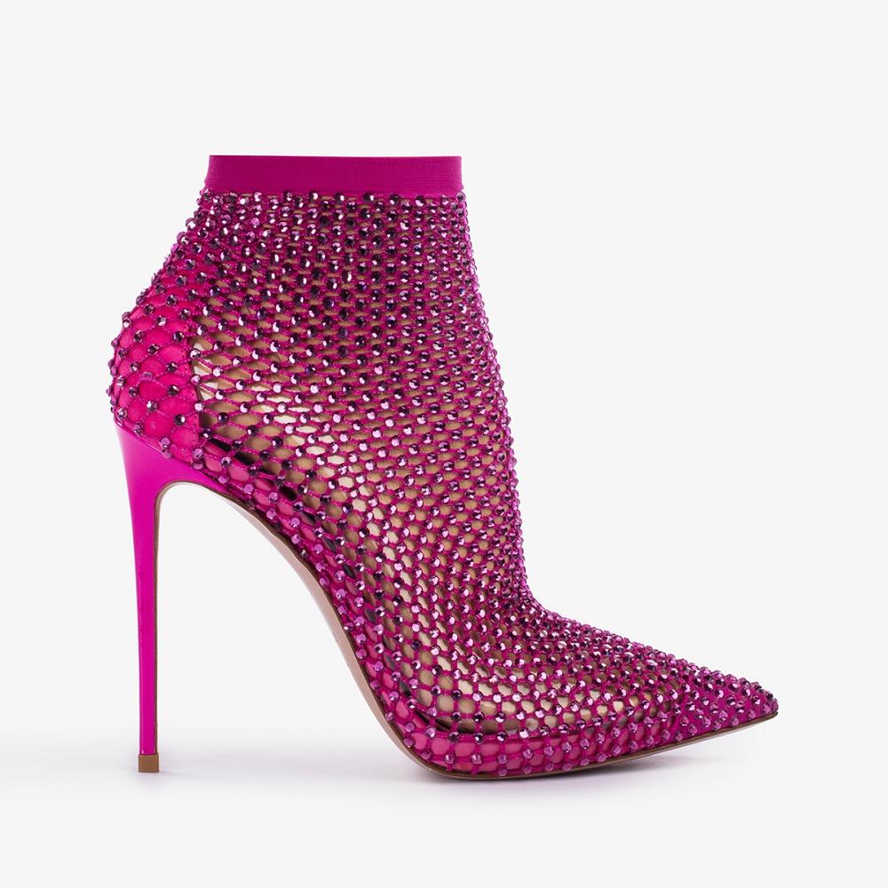 Fuchsia Le Silla GILDA ANKLE BOOT 120 mm | USA_LS72206