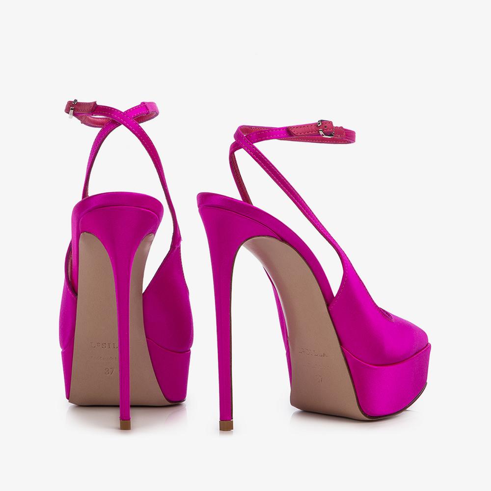 Fuchsia Le Silla UMA SLINGBACK 140 mm | USA_LS81541