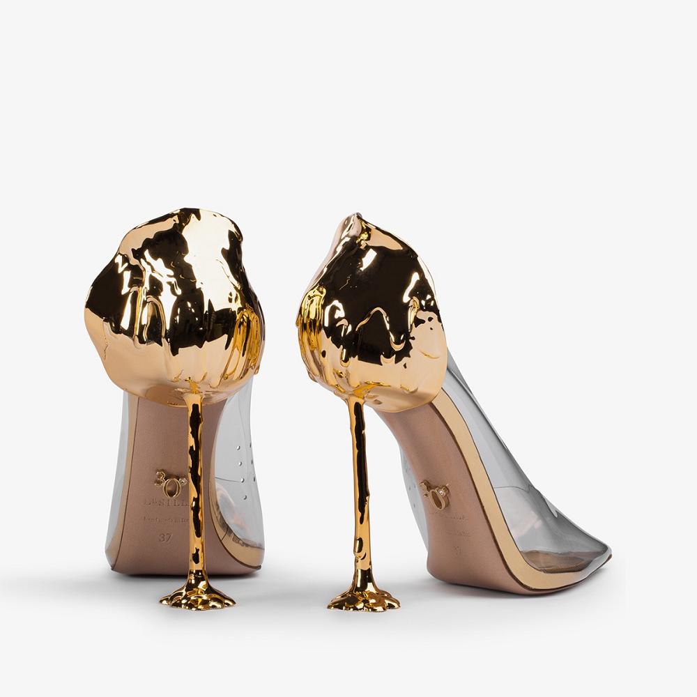 Gold Le Silla ANTHEA PUMP 120 mm | USA_LS86127