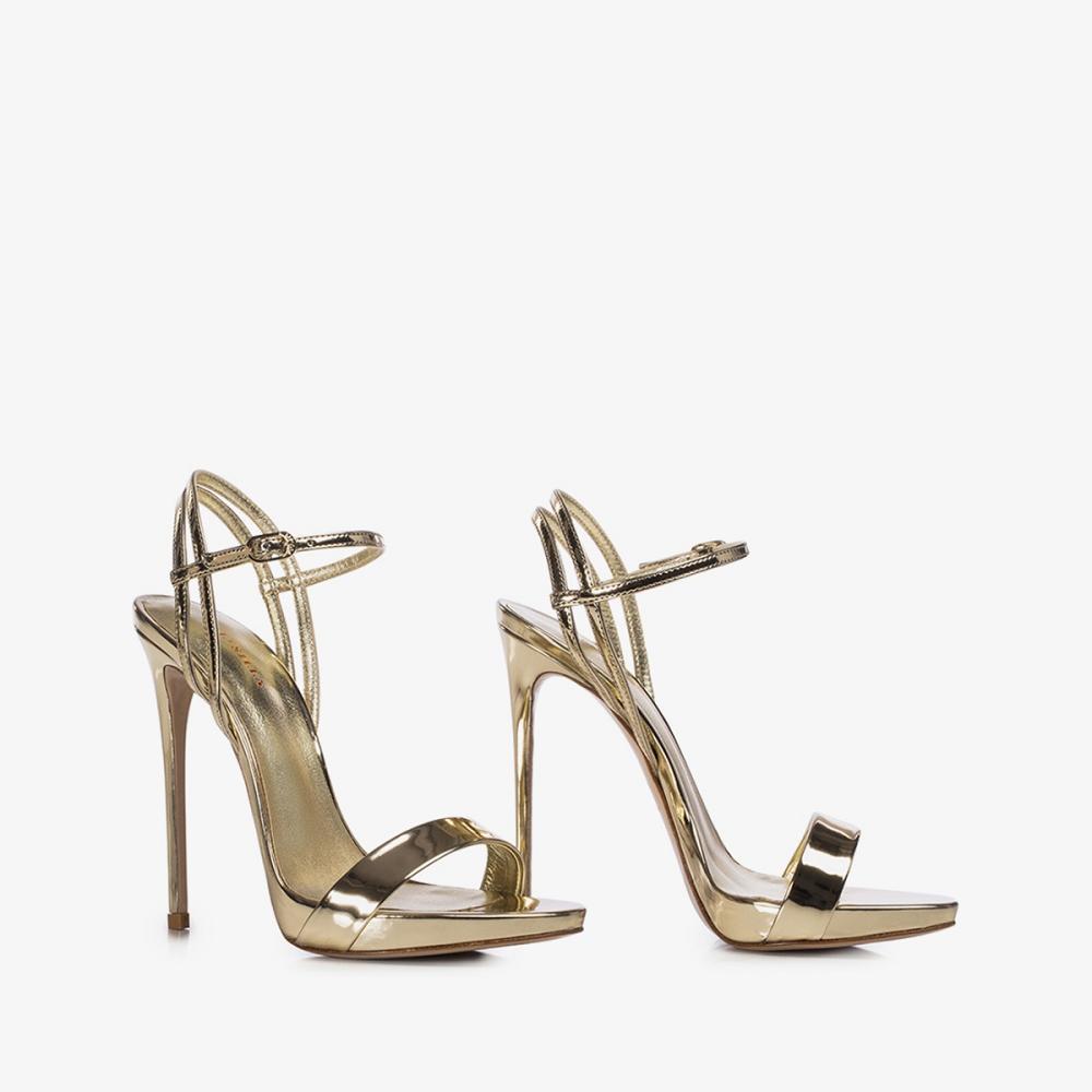 Gold Le Silla GWEN SANDAL 120 mm | USA_LS48871