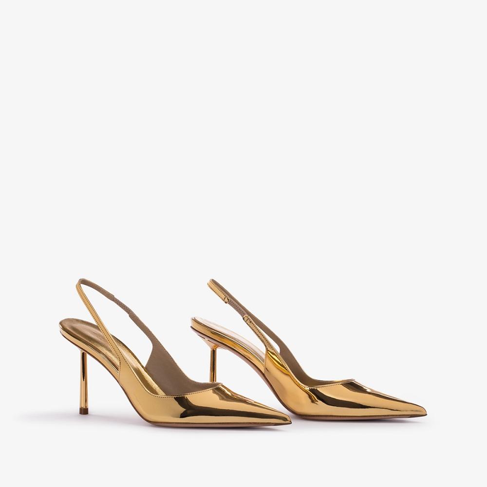 Gold Metal Le Silla BELLA SLINGBACK 80 mm | USA_LS19043