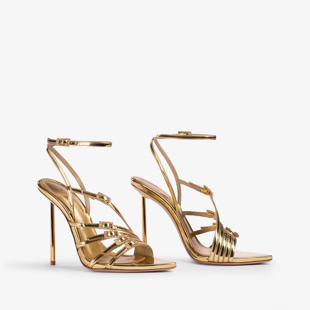 Gold Metal Le Silla SCARLET SANDAL 120 mm | USA_LS23253