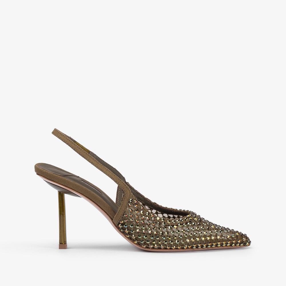 Green Le Silla GILDA SLINGBACK 80 mm | USA_LS70442