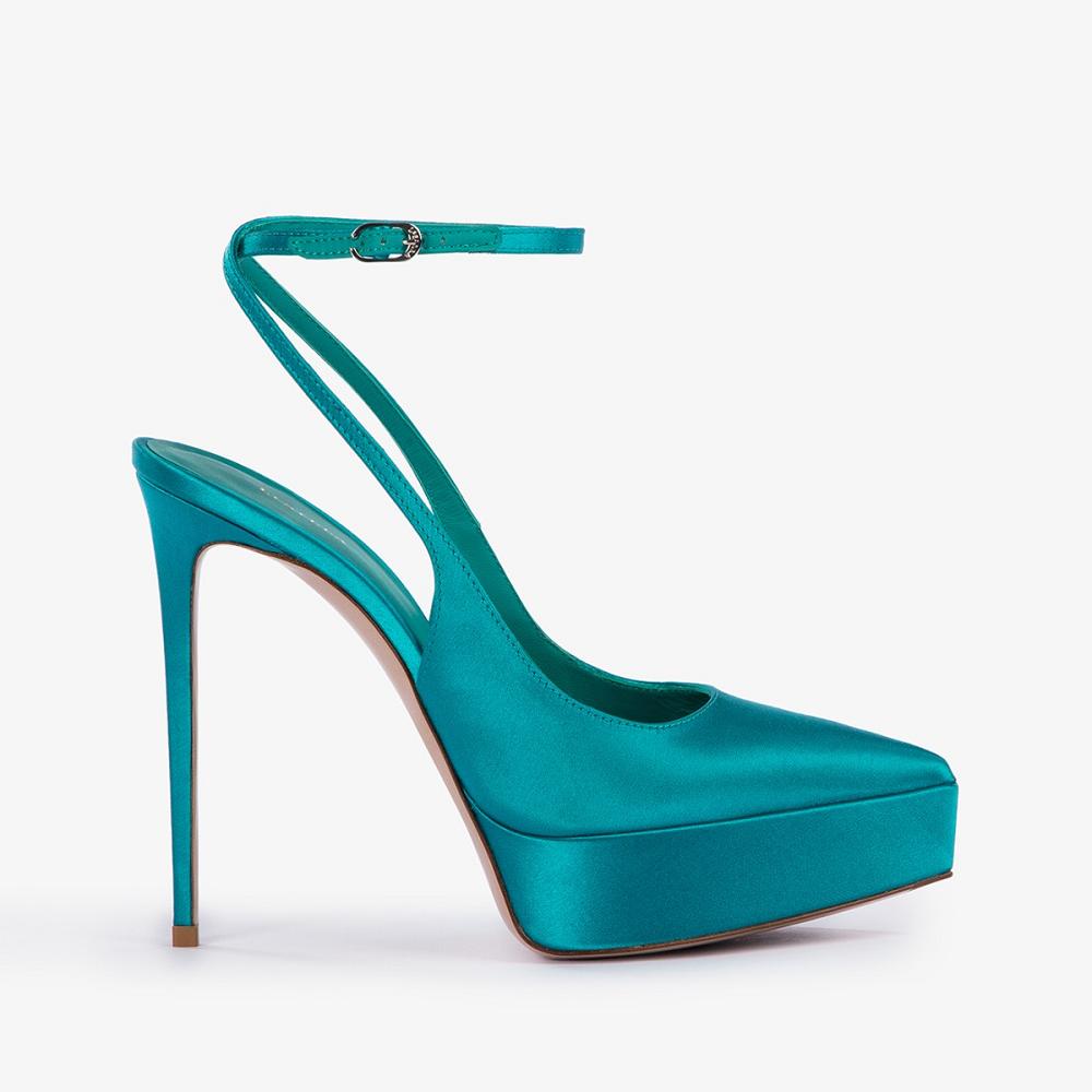 Green Le Silla UMA SLINGBACK 140 mm | USA_LS49481