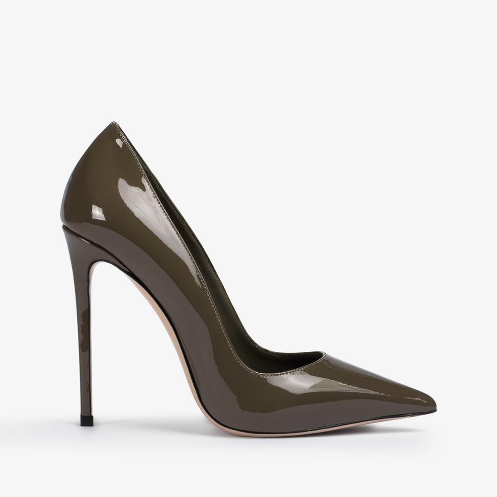 Khaki Green Le Silla EVA PUMP 120 mm | USA_LS43983