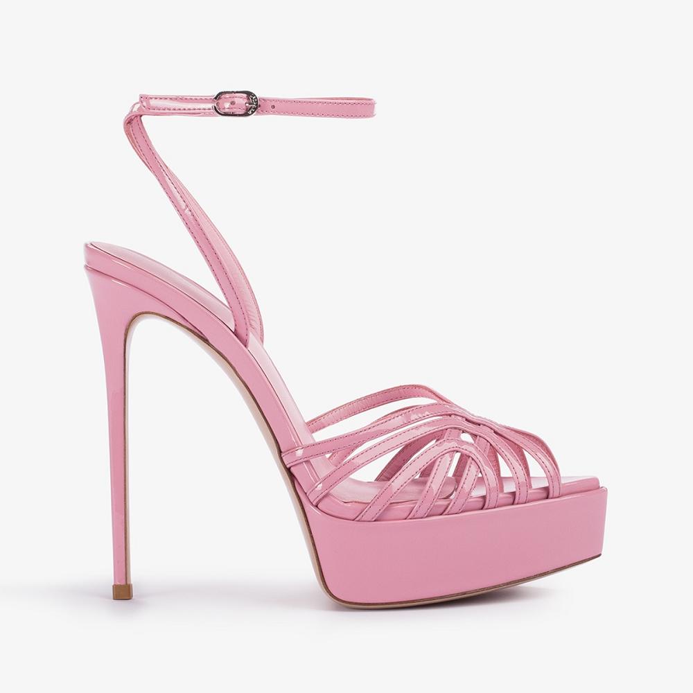 Pink Le Silla EMBRACE SANDAL 140 mm | USA_LS27257