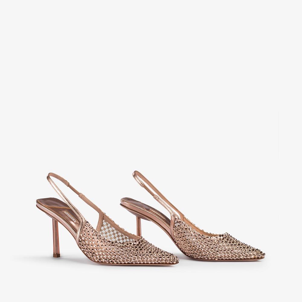 Pink Le Silla GILDA SLINGBACK 80 mm | USA_LS63007