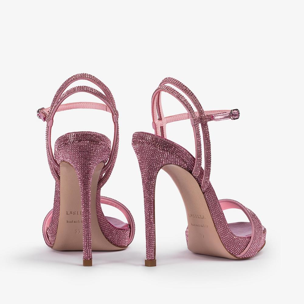 Pink Le Silla GWEN SANDAL 120 mm | USA_LS19310