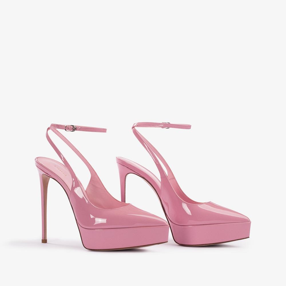 Pink Le Silla UMA SLINGBACK 140 mm | USA_LS41550