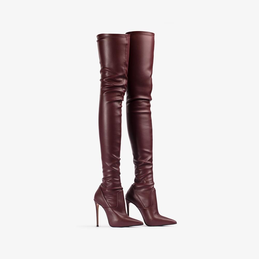 Pink Red Le Silla EVA THIGH-HIGH BOOT 120 mm | USA_LS43645