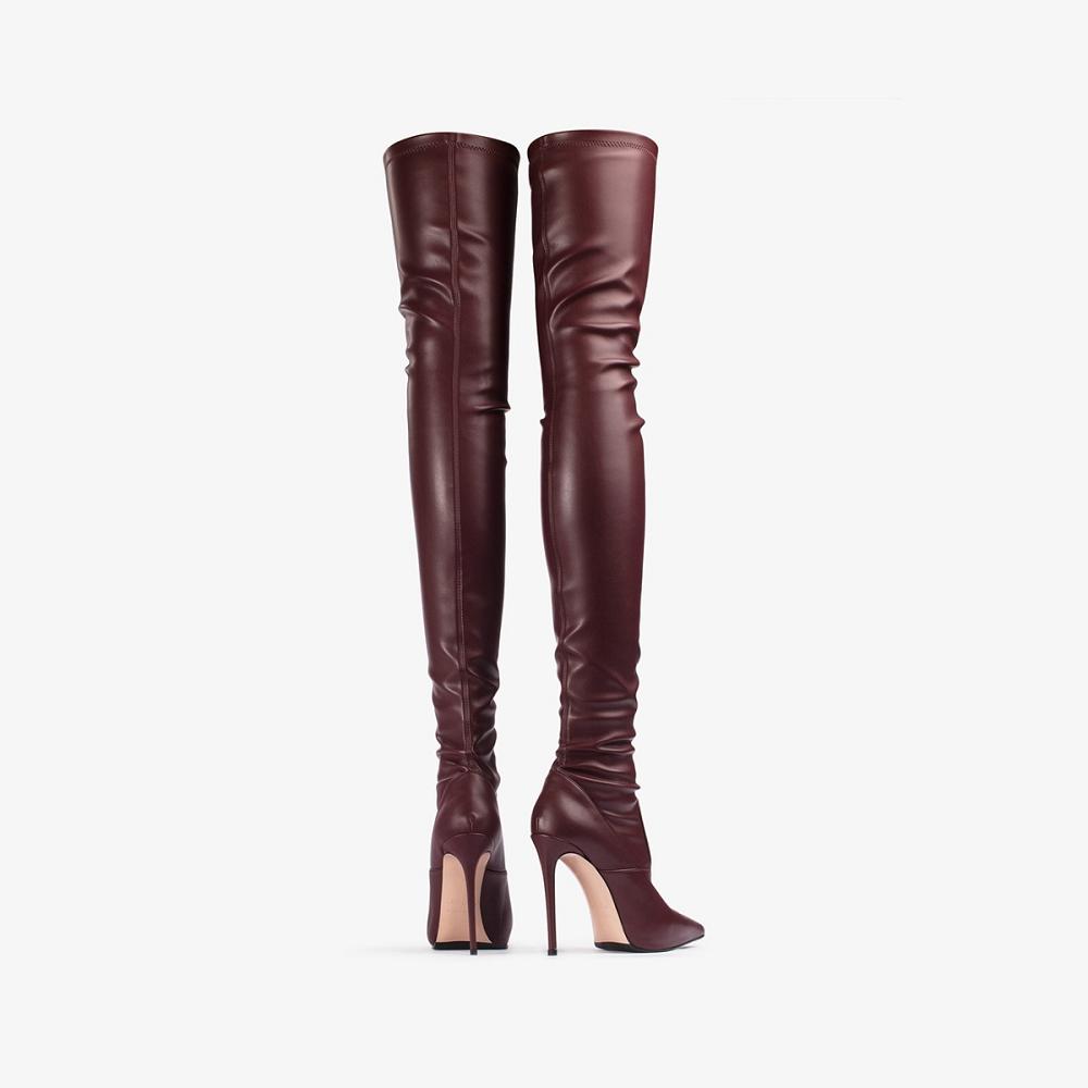 Pink Red Le Silla EVA THIGH-HIGH BOOT 120 mm | USA_LS43645