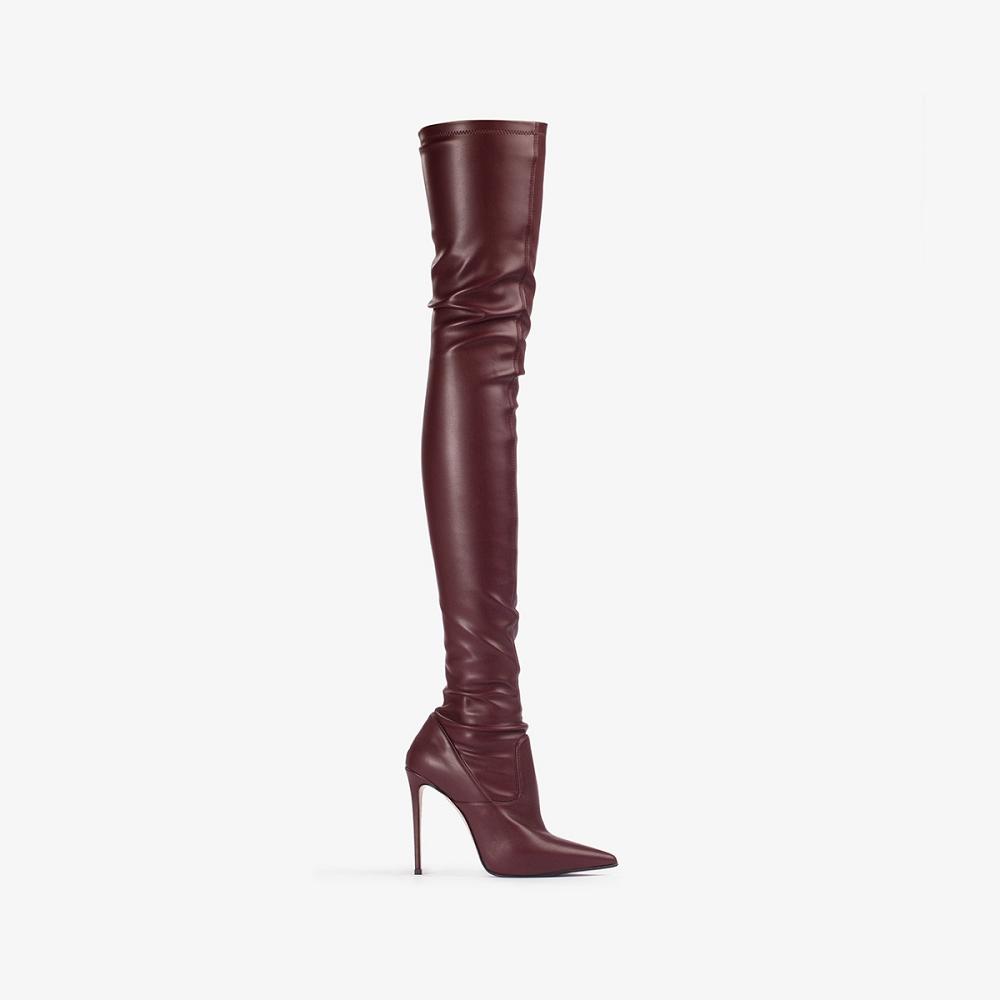 Pink Red Le Silla EVA THIGH-HIGH BOOT 120 mm | USA_LS43645