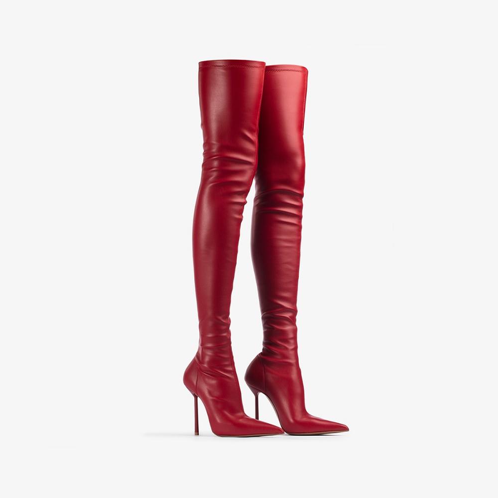 Red Le Silla BELLA THIGH-HIGH BOOT 120 mm | USA_LS96097