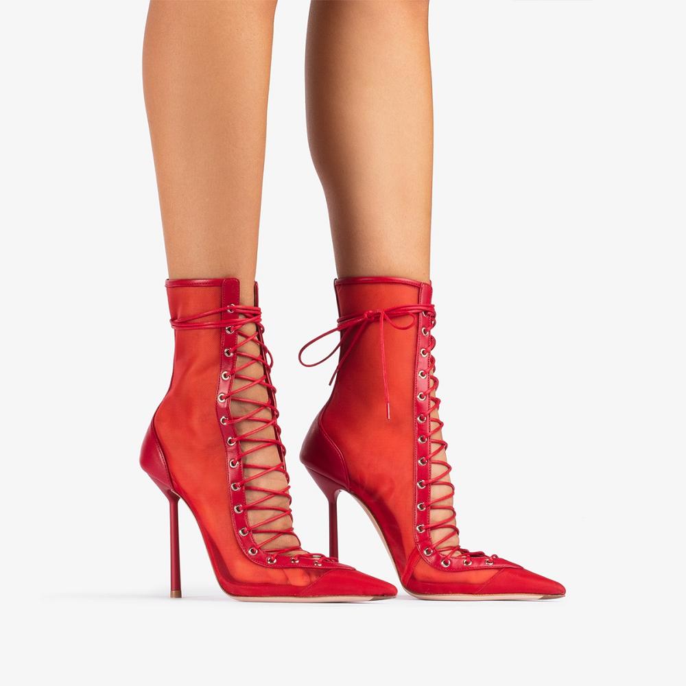 Red Le Silla COLETTE ANKLE BOOT 120 mm | USA_LS54486