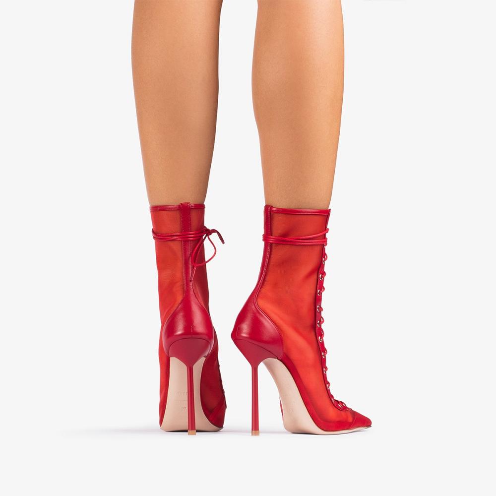 Red Le Silla COLETTE ANKLE BOOT 120 mm | USA_LS54486