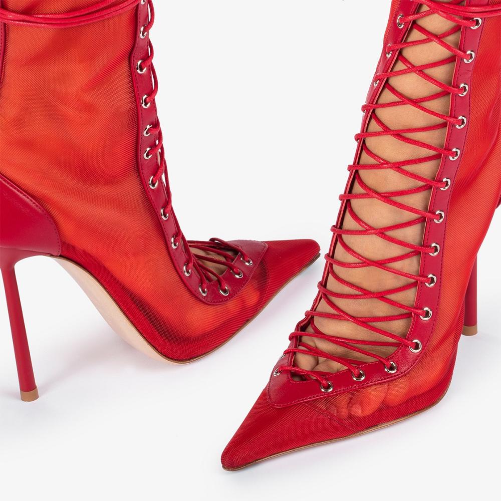 Red Le Silla COLETTE ANKLE BOOT 120 mm | USA_LS54486