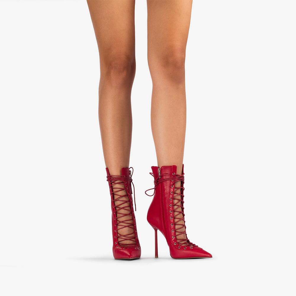 Red Le Silla COLETTE ANKLE BOOT 120 mm | USA_LS79752