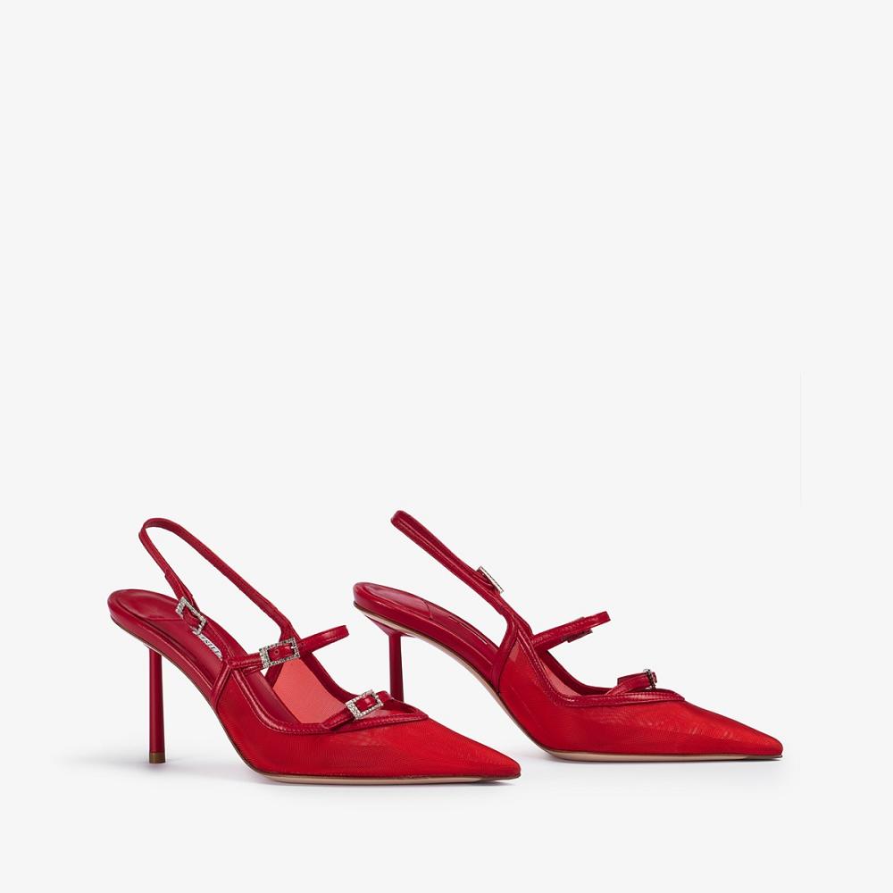 Red Le Silla MORGANA SLINGBACK 80 mm | USA_LS52116