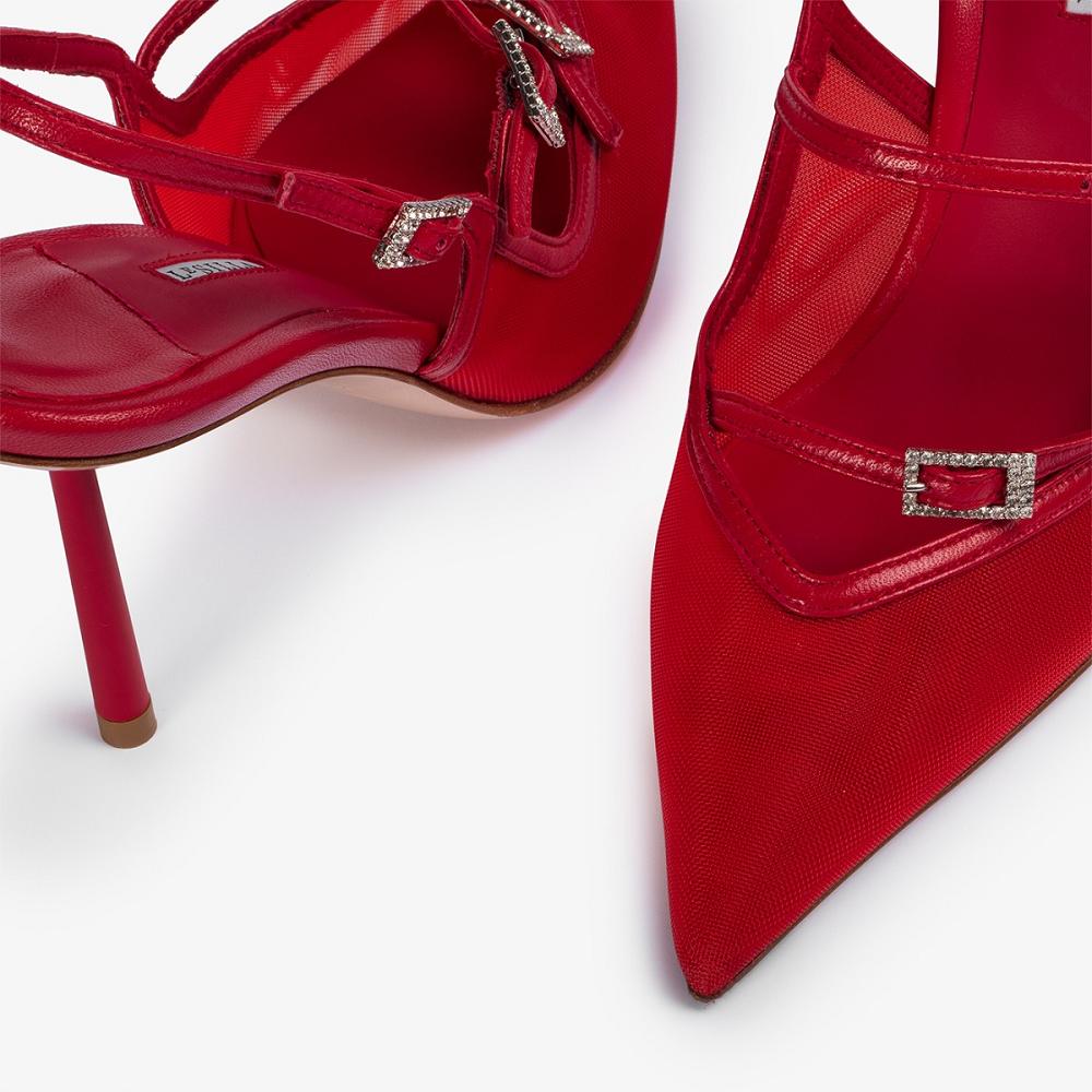 Red Le Silla MORGANA SLINGBACK 80 mm | USA_LS52116