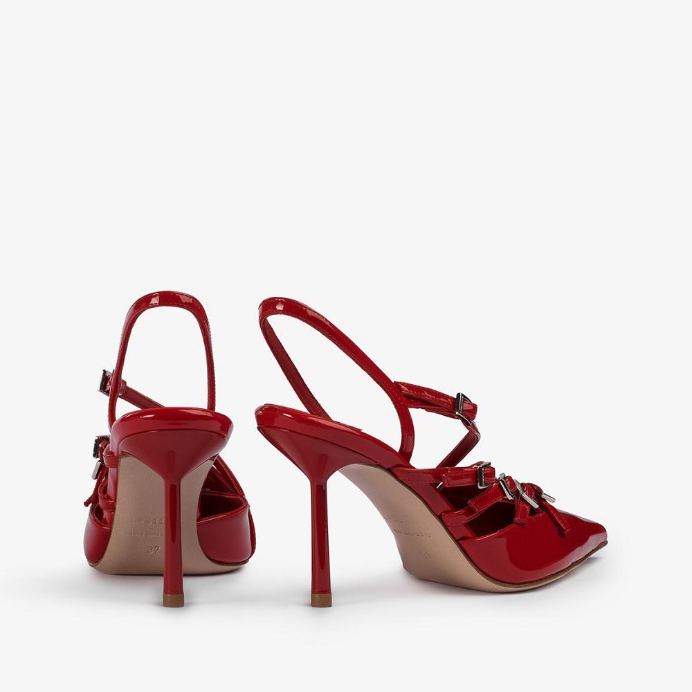 Red Le Silla SCARLET SLINGBACK 80 mm | USA_LS22950