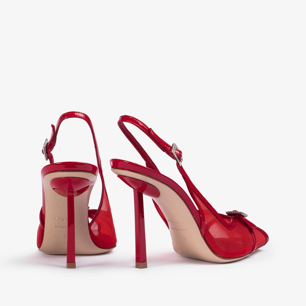 Red Le Silla VITTORIA SLINGBACK 100 mm | USA_LS29535