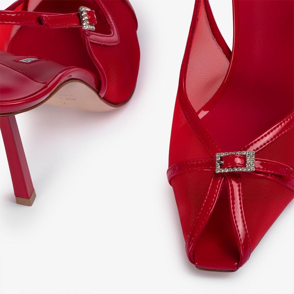 Red Le Silla VITTORIA SLINGBACK 100 mm | USA_LS51547