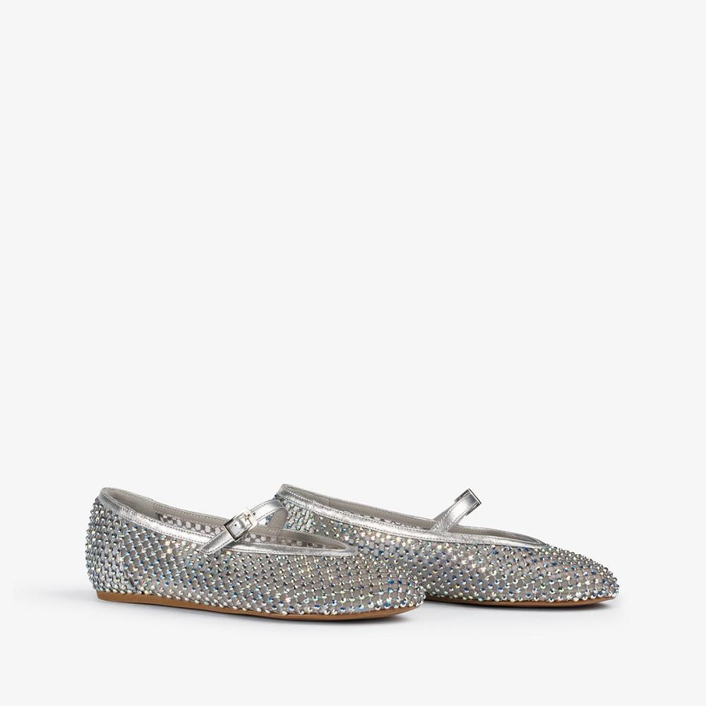 Silver Le Silla GILDA BALLET FLAT | USA_LS17119