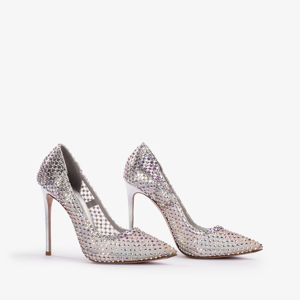 Silver Le Silla GILDA PUMP 120 mm | USA_LS81603