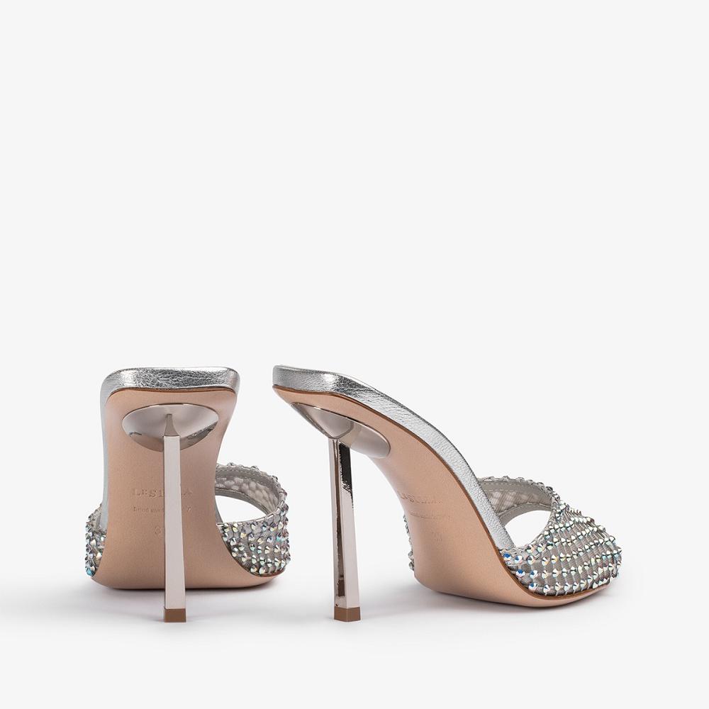 Silver Le Silla GILDA SANDAL 110 mm | USA_LS31544