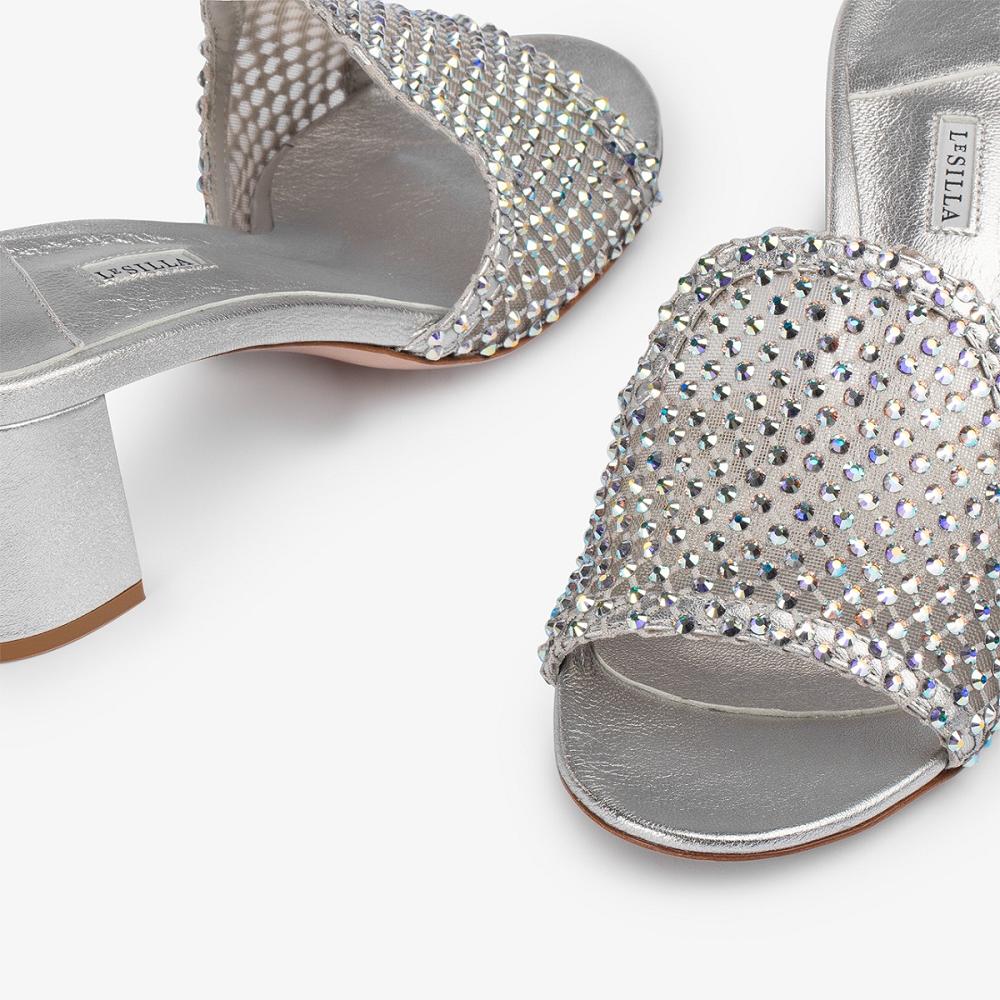 Silver Le Silla GILDA SANDAL 60 mm | USA_LS19822