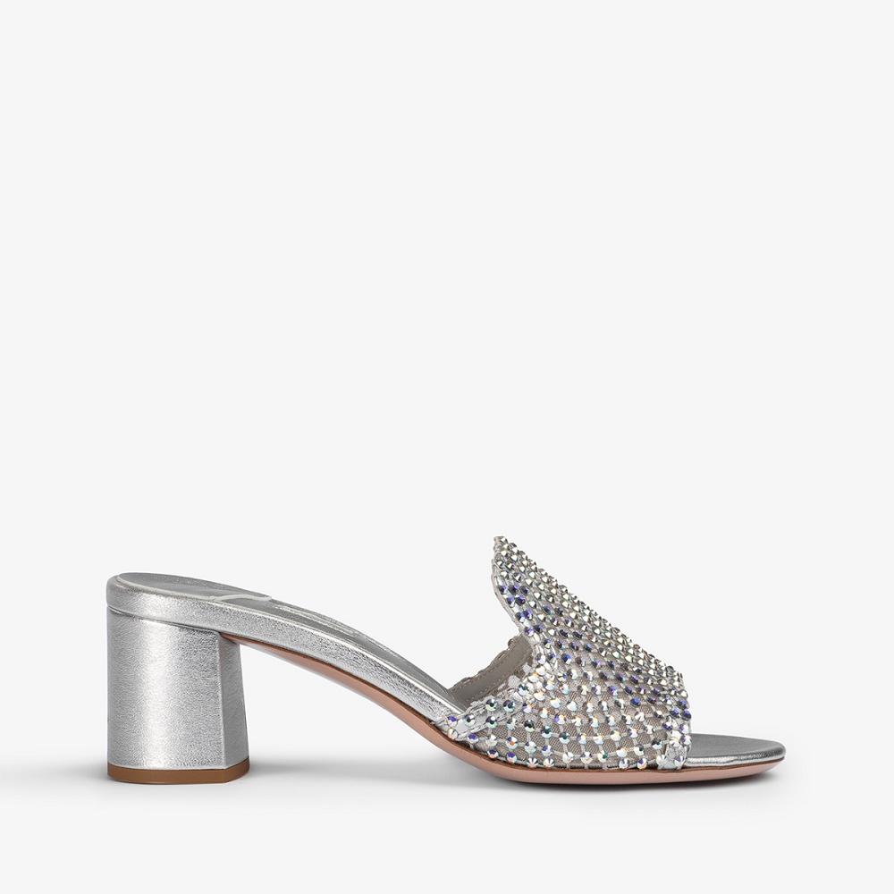 Silver Le Silla GILDA SANDAL 60 mm | USA_LS19822