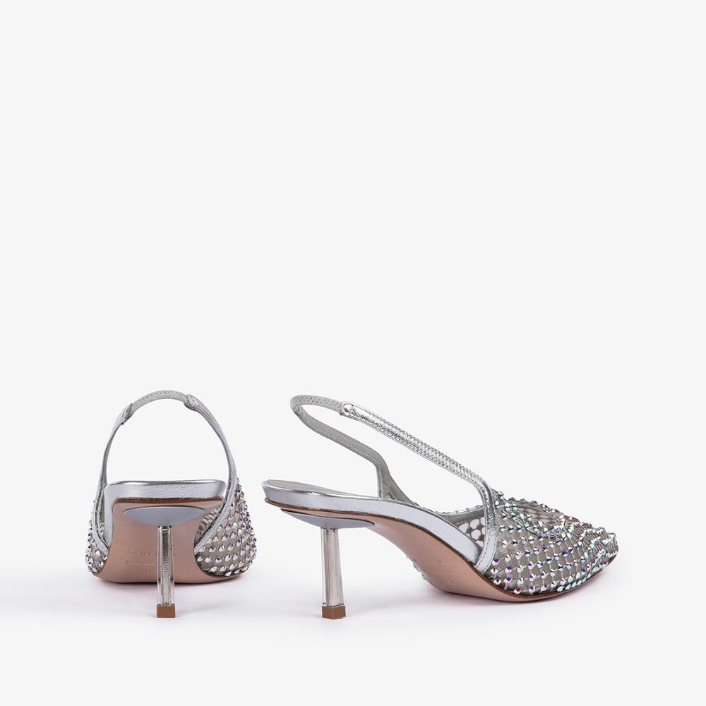 Silver Le Silla GILDA SLINGBACK 60 mm | USA_LS79175