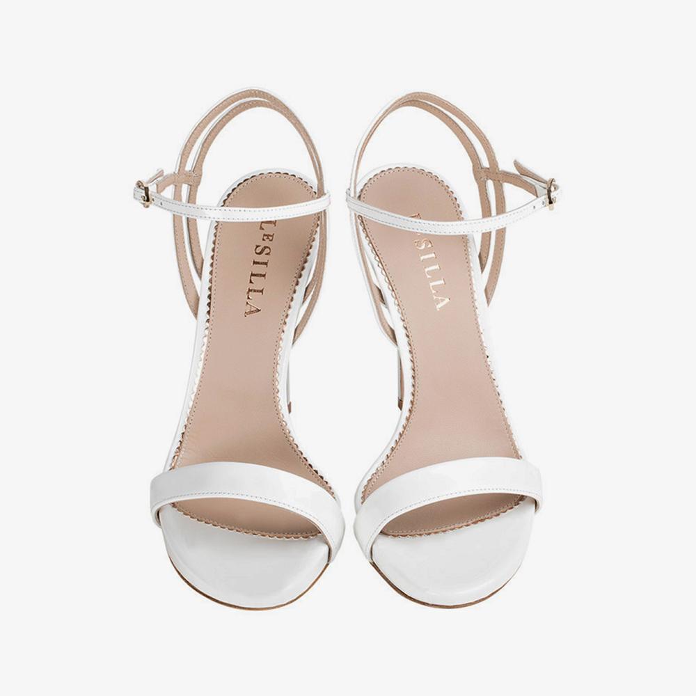 White Le Silla GWEN SANDAL 120 mm | USA_LS29752